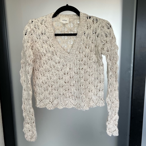 Last chance! Wilfred cropped crochet sweater - Picture 2 of 8